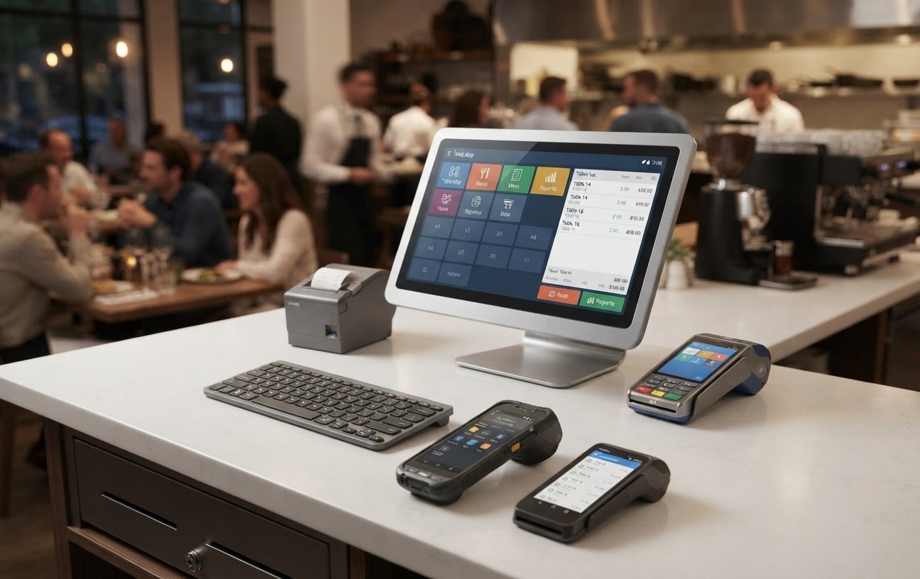 NepShift checkout screen for a restaurant counter